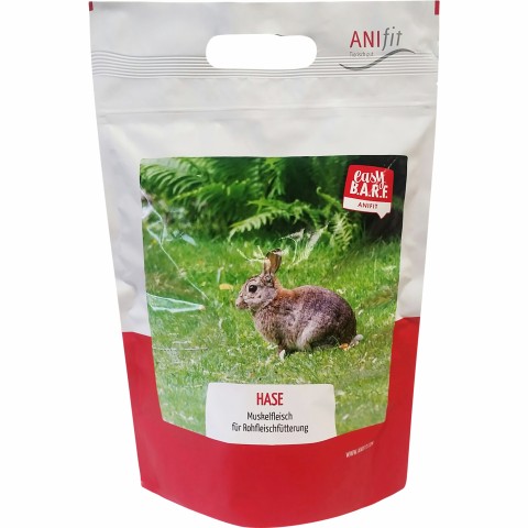 Hund Katze B.A.R.F. Easy Barf Hase 300g 1 Stück -1- Anifit